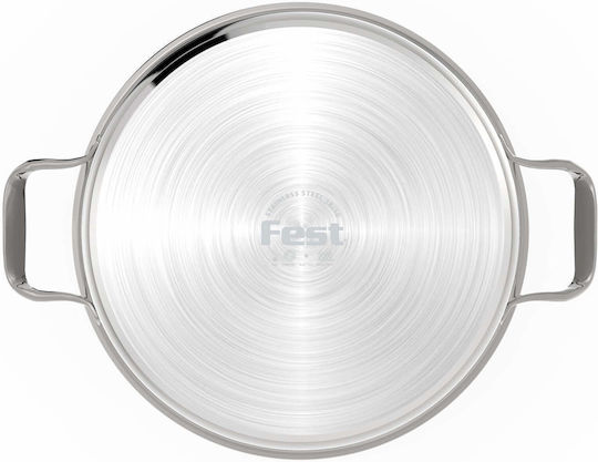 Fest Reflection Deep Stainless Steel Pot 8lt 28cm