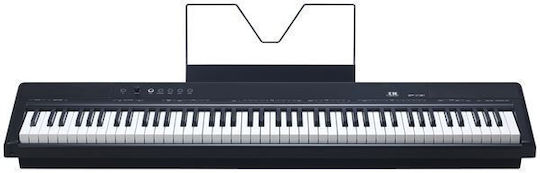 Klavier Electric Stage Piano SP-C120 with 88 Weighted Keys Built-in Speakers and Connection with Headphones and Computer Black