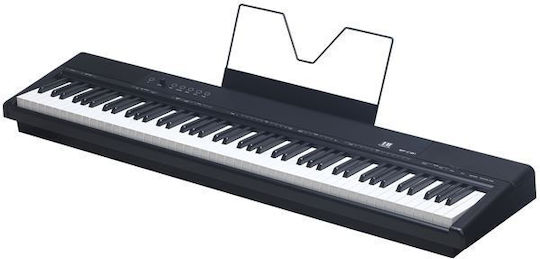 Klavier Electric Stage Piano SP-C120 with 88 Weighted Keys Built-in Speakers and Connection with Headphones and Computer Black