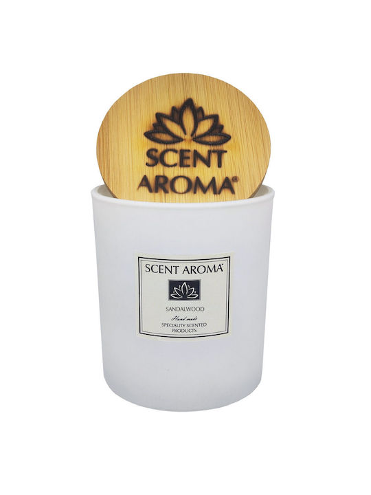 Aromatisches Raumkerze Soja Sandelholz 175gr 39 Stunden Brenndauer