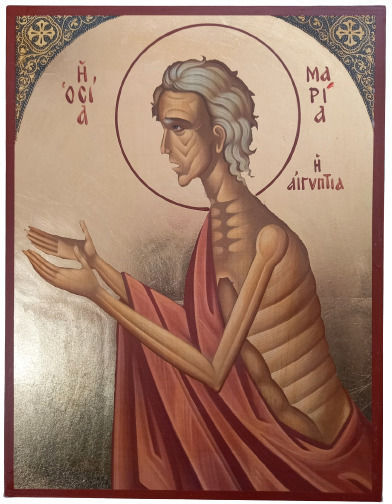 Saint Mary The Egyptian MDF Icon 20x26cm