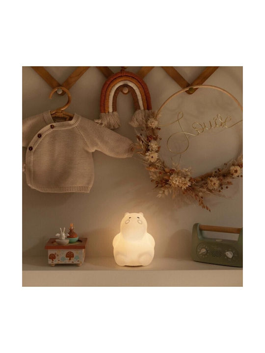 Trois Kilos Sept Lumini LED Lampă decorativă pentru copii Atingere Alb