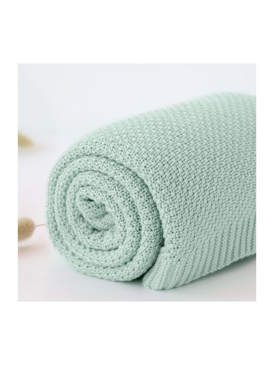 Kiokids Blanket Nursery Swaddling Blankets Bamboo Green 80x110cm