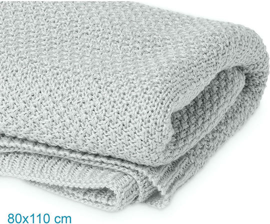 Kiokids Blanket Nursery Swaddling Blankets Bamboo Gray 80x110cm
