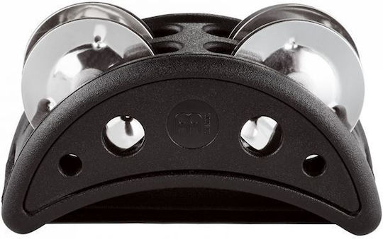 Meinl Compact Foot Black Plastic Foot Tambourine Jingles in Double Row