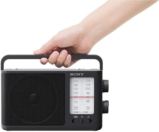 Sony ICF-506 Φορητό Ραδιόφωνο Ρεύματος / Μπαταρίας Μαύρο