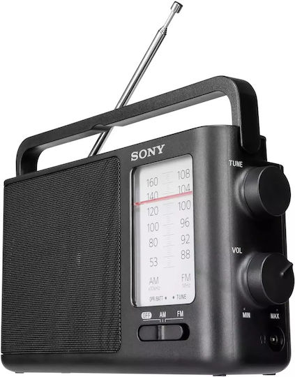Sony ICF-506 Φορητό Ραδιόφωνο Ρεύματος / Μπαταρίας Μαύρο