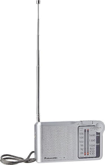 Panasonic RF-P150D Ραδιοφωνάκι Μπαταρίας Ασημί