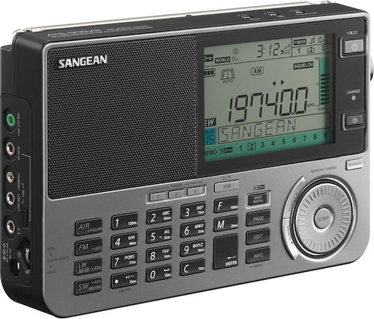 Sangean ATS-909X2 Φορητό Ραδιόφωνο Επαναφορτιζόμενο Μαύρο