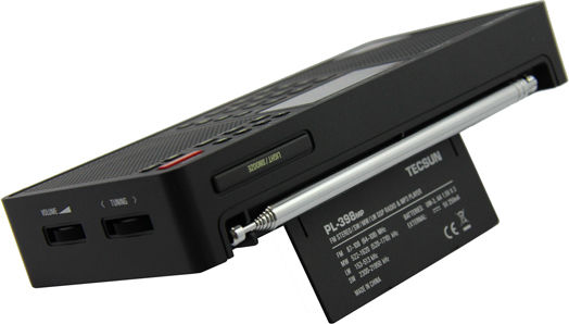 Tecsun PL398MP Φορητό Ραδιόφωνο Ρεύματος / Μπαταρίας Μαύρο