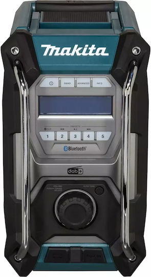 Makita MR004GZ Portable Radio Battery DAB+ with Bluetooth Blue