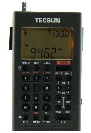 Tecsun PL-368 Φορητό Ραδιόφωνο Μπαταρίας Μαύρο