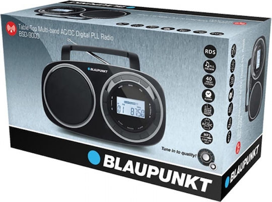 Blaupunkt BSD-9000 Φορητό Ραδιόφωνο Ρεύματος / Μπαταρίας Μαύρο