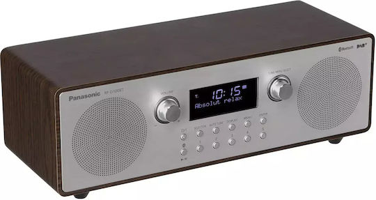 Panasonic RF-D100BT Настолен Радиоприемник на Батерии DAB+ с Bluetooth Кафяв
