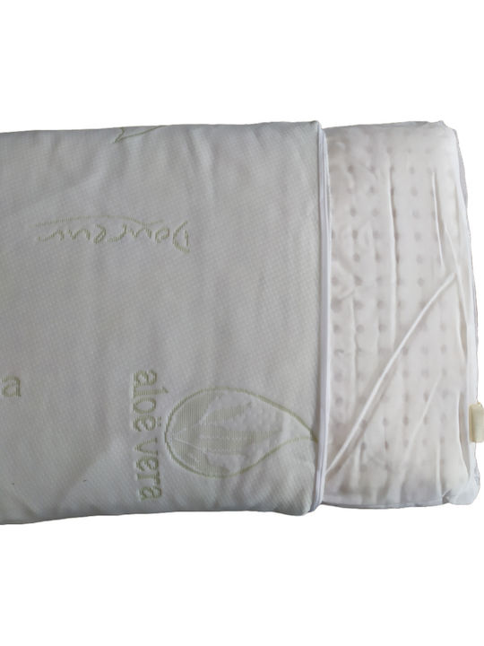 Μαξιλάρι Ύπνου Latex Douceur 40x60x14 Αφαιρούμενο Κάλυμμα Aloe Vera Μέτριο
