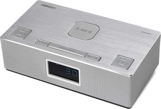 Horizon-Europe HAV-P4200 Настолен Радиоприемник с Bluetooth и USB Сребрист