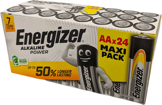 Energizer Power Baterii Alcaline AA 1.5V 24buc 435846