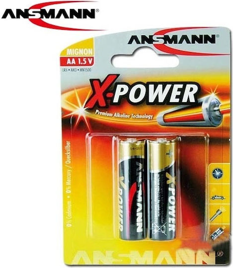 Ansmann X-Power Baterii Alcaline AA 1.5V 2buc 5015613