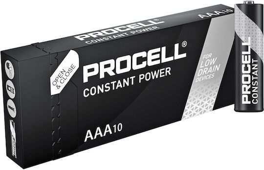 Duracell Procell Constant Alkaline Batterien AAA 1.5V 10Stück