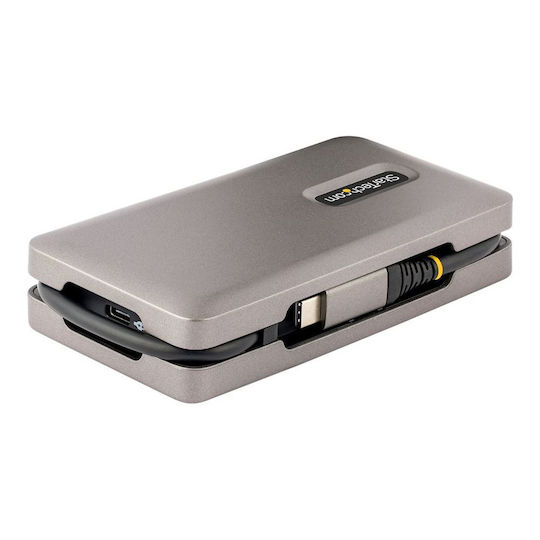 StarTech USB-C Docking Station mit HDMI 4K PD Ethernet Gray (DKT31CH2CPD3)