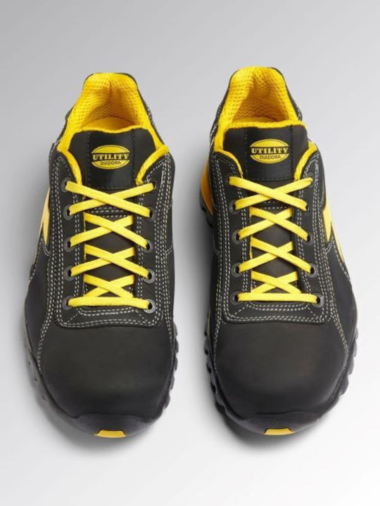 Utility Diadora Waterproof Black Safety Shoe Glove Low S3S FO HRO EN ISO 20345:2022 181141
