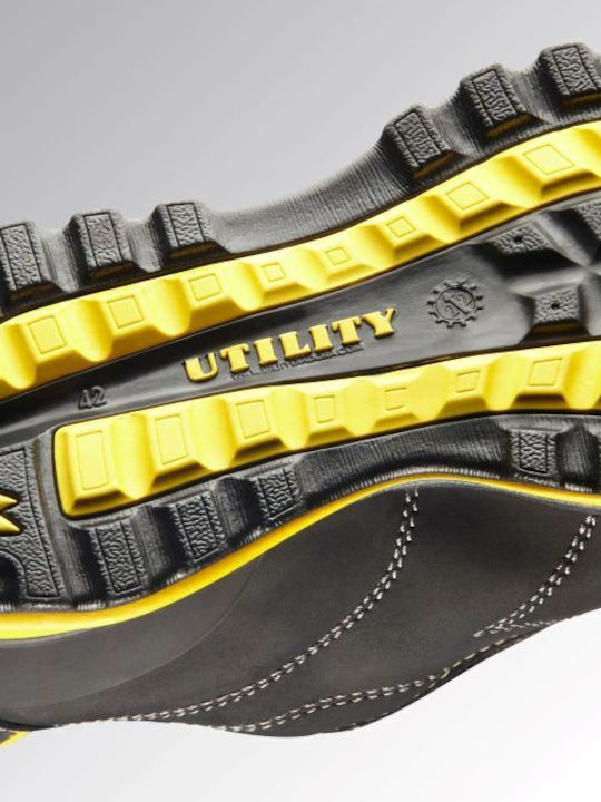 Utility Diadora Waterproof Black Safety Shoe Glove Low S3S FO HRO EN ISO 20345:2022 181141