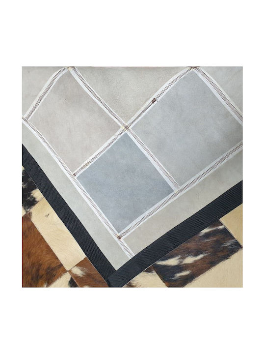 Χαλί Δερμάτινο Χειροποίητο Tapicap Skin 20 Beige Spots 140x200 Cm