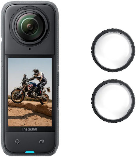 Insta360 X4 Action Camera 8K 360° Capture Underwater with Touch Screen 2.5" and Wi-Fi Black