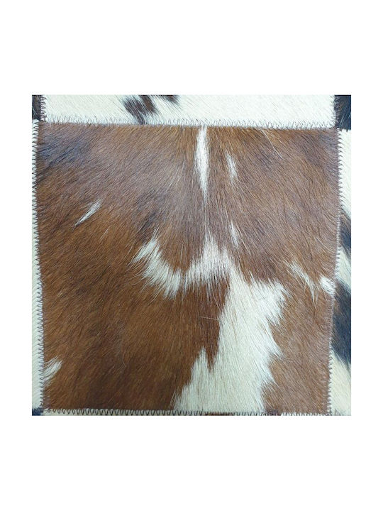 Χαλί Δερμάτινο Χειροποίητο Tapicap Skin 20 Beige Spots 140x200 Cm