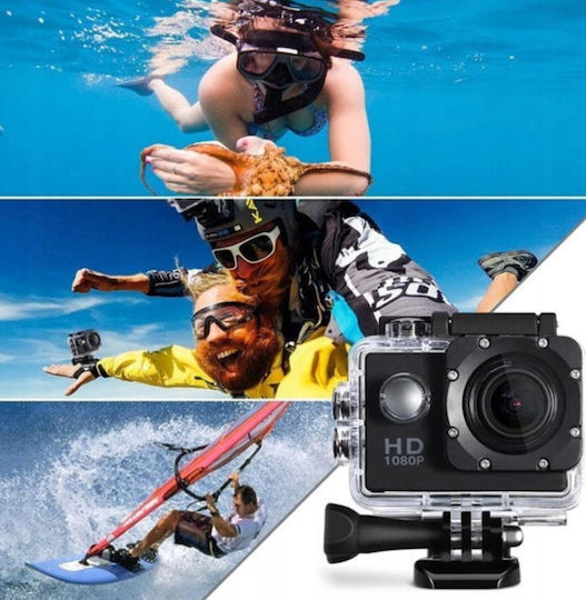 SPM Scamera Action Camera Full HD (1080p) Υποβρύχια (με Θήκη) με Οθόνη 2" Λευκή
