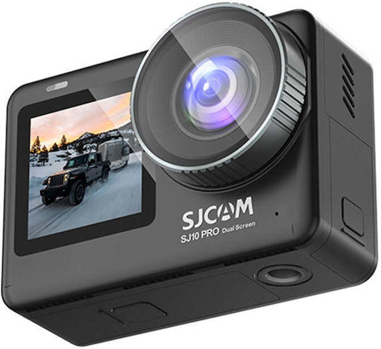 SJCAM SJ10 Pro Action Camera 4K Ultra HD Υποβρύχια Standard και Wi-Fi Μαύρη