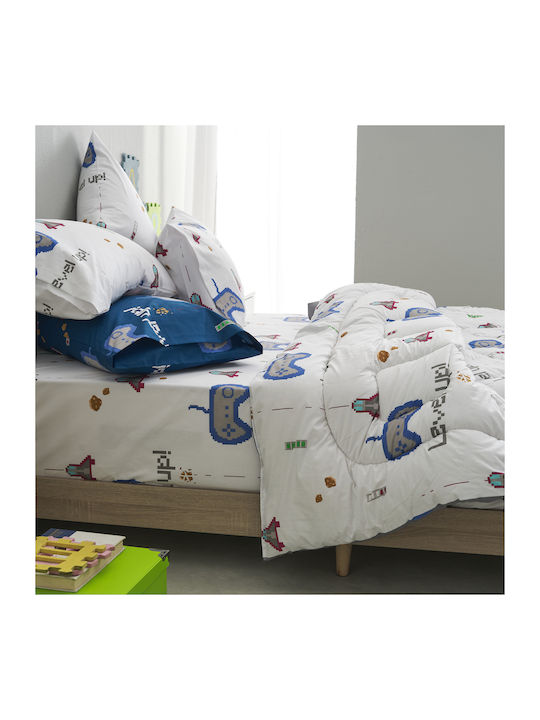 Charalambidis Textiles Kids Pillowcase Set 52x72cm White