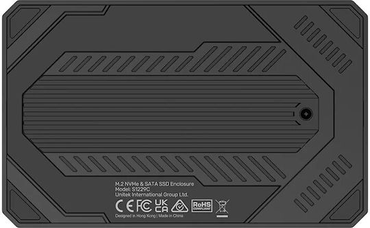 Unitek Case for Hard Drive M.2 PCI Express with Connection SATA
