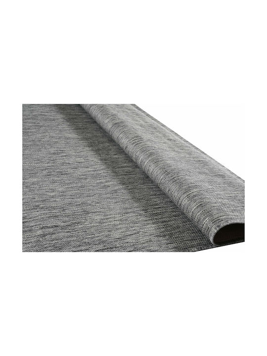 Bedroom Rug Set 3 Pieces Wicker Bali Rainbow 1832 Gray Polcarpet