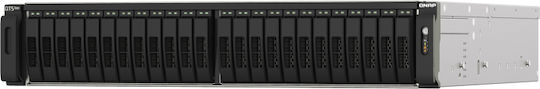 QNap NAS Tower με 24 θέσεις για SSD και 2 θύρες Ethernet (TS-h2490FU-7302P-256G)