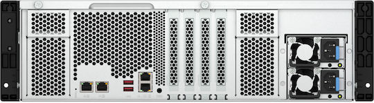 QNap TS-H1677AXU-RP-R7-32G NAS Rack με 16 θέσεις για HDD/M.2/SSD και 2 θύρες Ethernet
