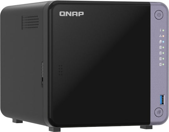 QNap TS-432X NAS Tower with 4 slots for SSD and 2 Ethernet ports