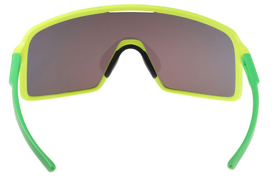 R2 Cycling Glasses with Green Frame & Photochromic Lenses