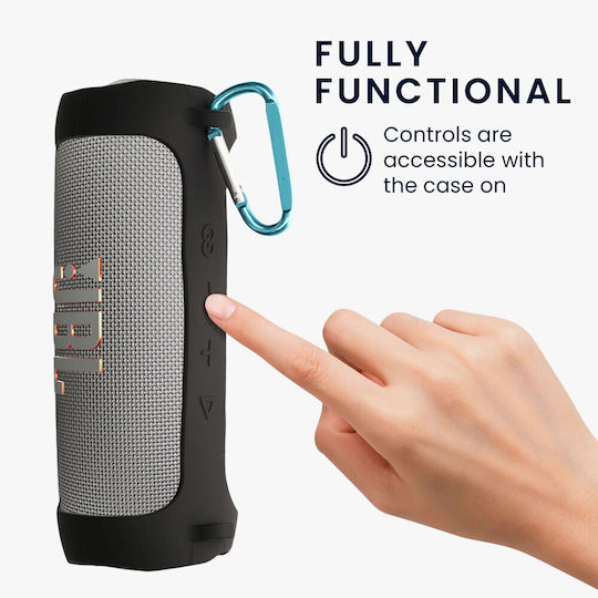 Kwmobile Husă Jbl Flip 6/flip 5 Negru Silicon Kwm000024so001c