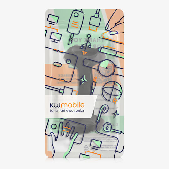 Kwmobile Husă Jbl Flip 6/flip 5 Negru Silicon Kwm000024so001c