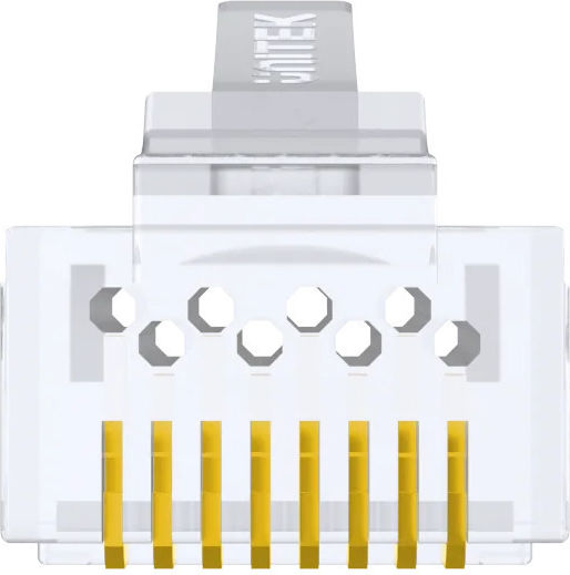 Unitek Мрежа RJ-45 Конектори Кат6 Пропускателни 100бр