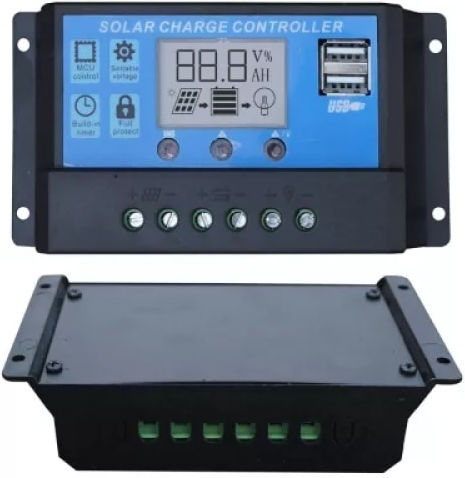 PWM Ρυθμιστής Φόρτισης PWM 12V 10A