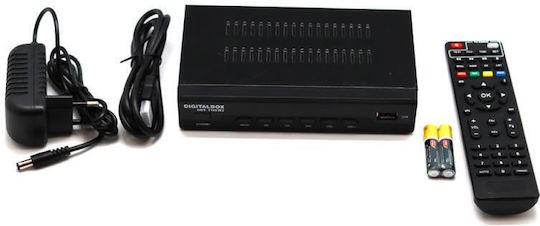 Digitalbox HDT-1000 T2 H.265 Ψηφιακός Δέκτης Mpeg-4 HD (720p) με Λειτουργία PVR (Εγγραφή σε USB) Σύνδεσεις SCART / HDMI / USB