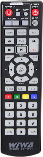 WIWA H.265 2790Z LITE Ψηφιακός Δέκτης Mpeg-4 HD (720p) με Λειτουργία PVR (Εγγραφή σε USB) Συνδέσεις SCART / USB