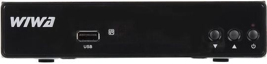 WIWA H.265 2790Z LITE Ψηφιακός Δέκτης Mpeg-4 HD (720p) με Λειτουργία PVR (Εγγραφή σε USB) Συνδέσεις SCART / USB