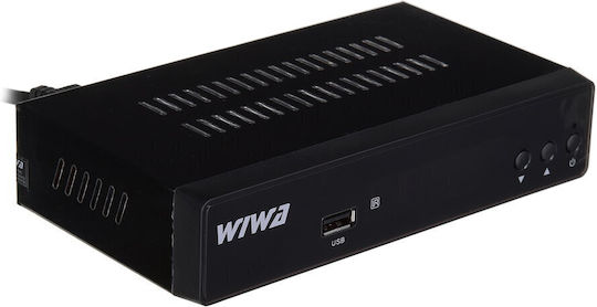 WIWA H.265 2790Z LITE Ψηφιακός Δέκτης Mpeg-4 HD (720p) με Λειτουργία PVR (Εγγραφή σε USB) Συνδέσεις SCART / USB