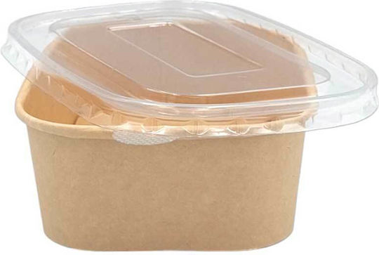 Kraft Lebensmittelbehälter Parallelogramm 650ml 50Stück