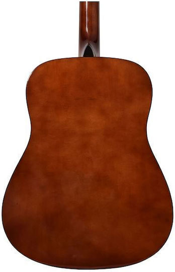 Memphis Akustisch Gitarre M-20 SB Sunburst mit Gehäusebündel