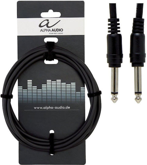 Alpha Audio Cable 6.3mm male - 6.3mm male 0.6m (190.310)