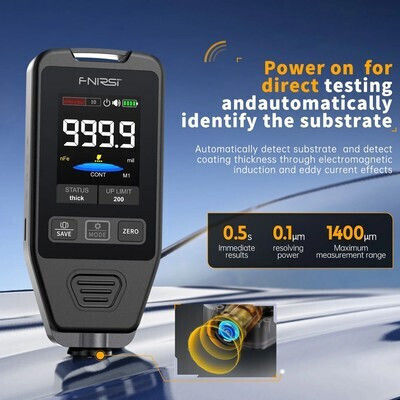 Fnirsi Ψηφιακός Μετρητής Πάχους Χρώματος Ctg-20 0-1400μm Επαναφορτιζόμενος Fnr-ctg-20